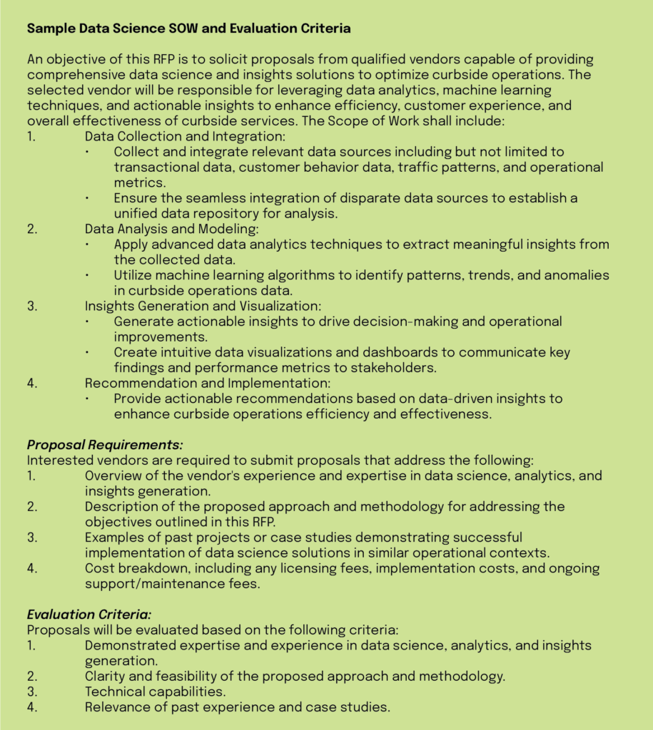 sample data science