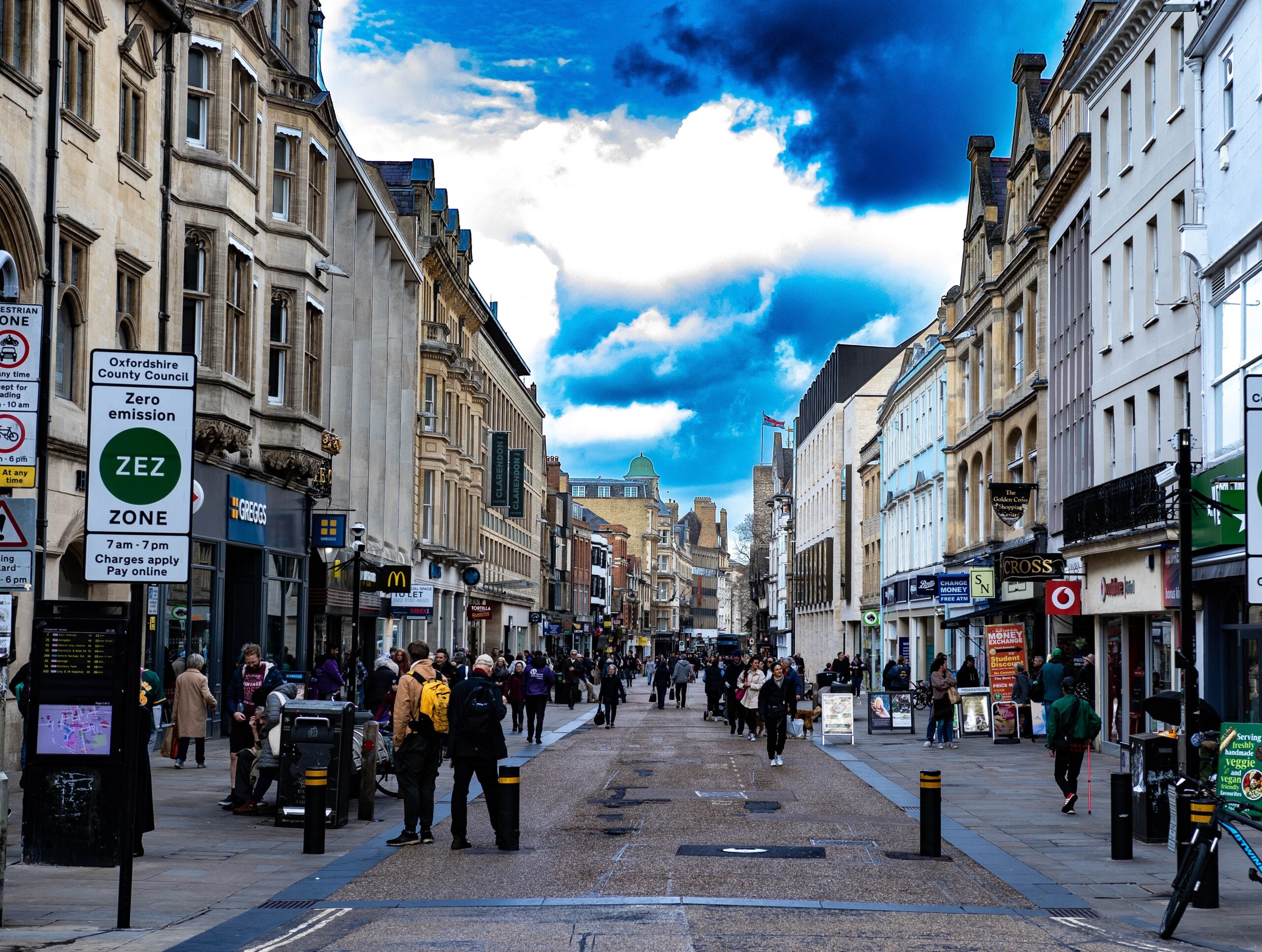 Reducing harmful vehicle emissions in the Oxford Zero Emission Zone